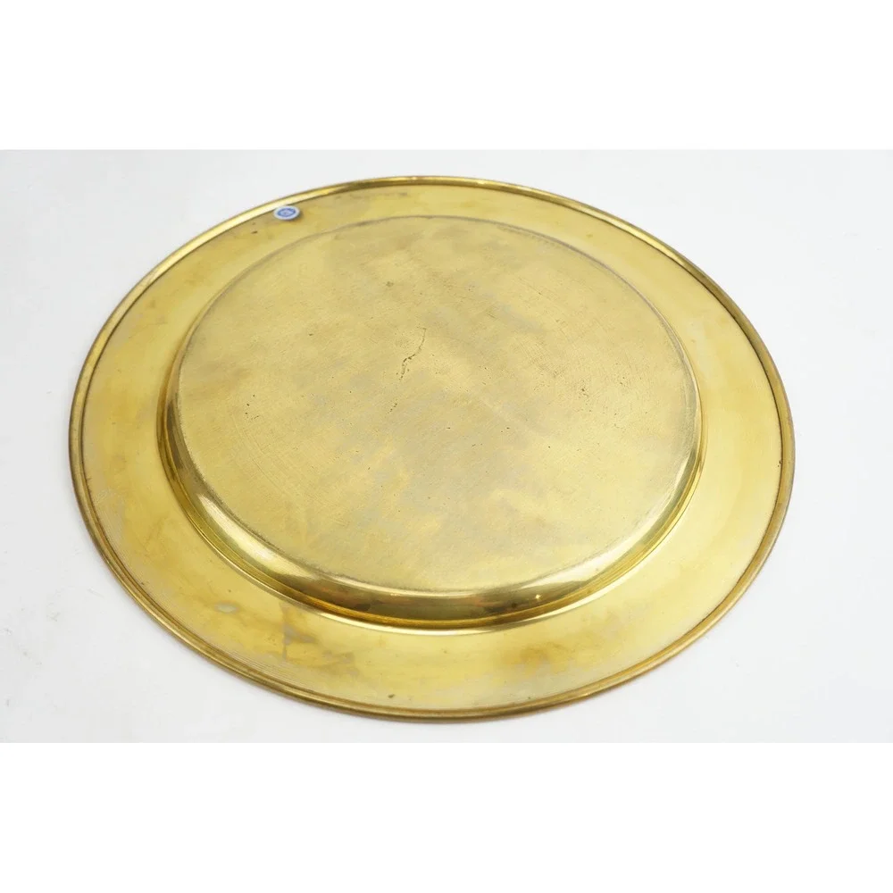 Unbranded Brass Charger Plates Unisex OS Gold Set of 4 Made in‎ Mexico Good